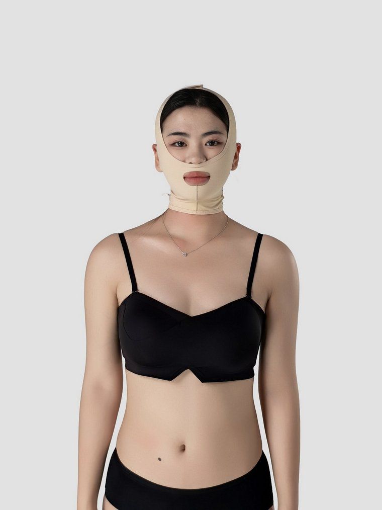 Đai cằm 1 lớp 3 dây dán che cổ SCASA 2019