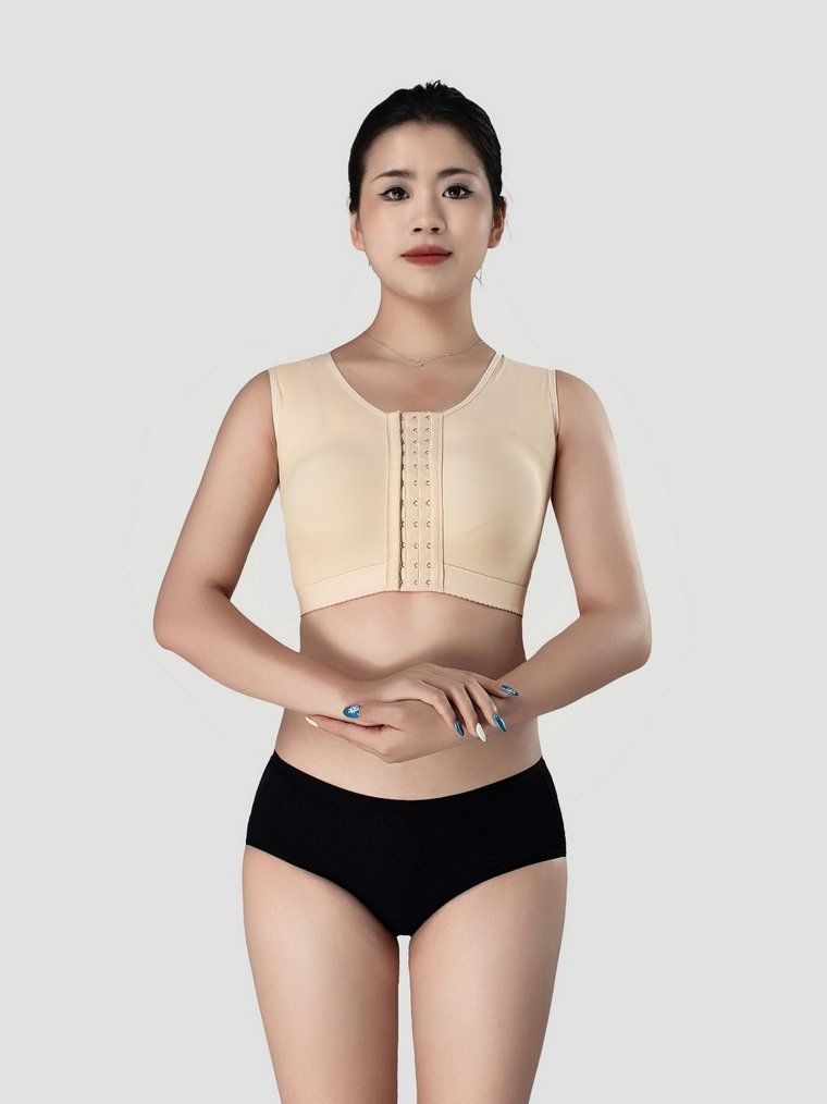 Áo gen ép ngực không tay ôm trọn ngực SCASA 3033