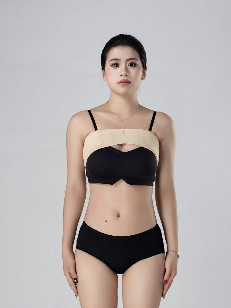 Đai ép ngực đệm mút SCASA B02