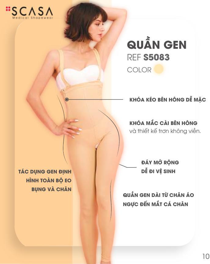 Quần gen dài từ chân áo ngực đến mắt cá chân SCASA S5083