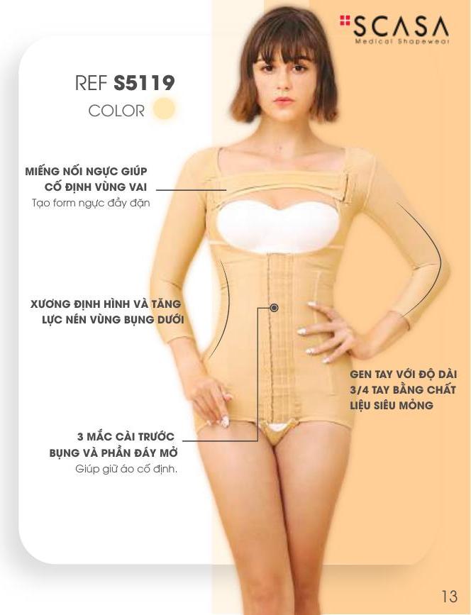 Gen tay 3/4 kèm gen thân SCASA S5119